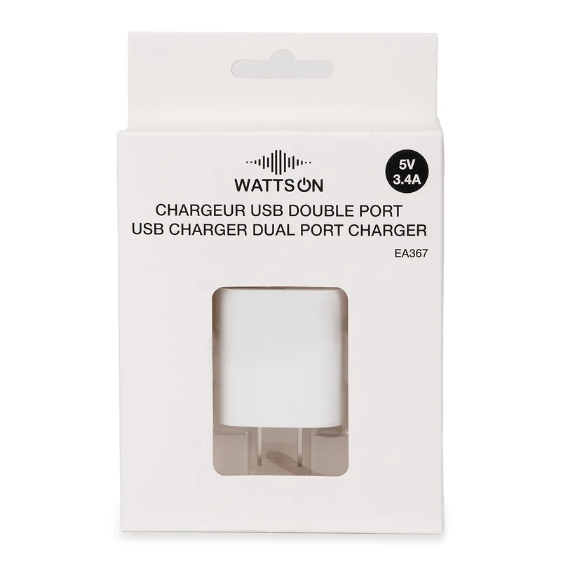 Chargeur à double ports USB-A