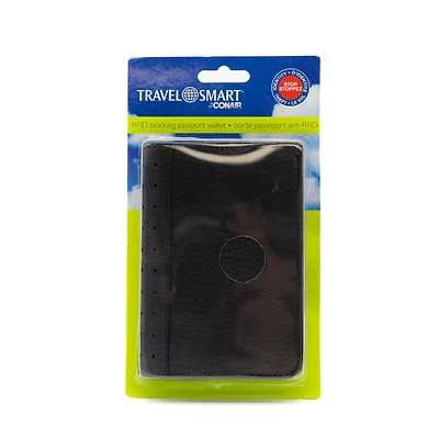 Travel Smart RFID passport wallet