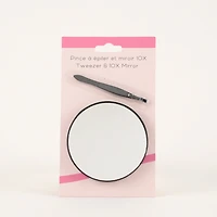LT Jet Set Glam 10X Mirror/Tweez