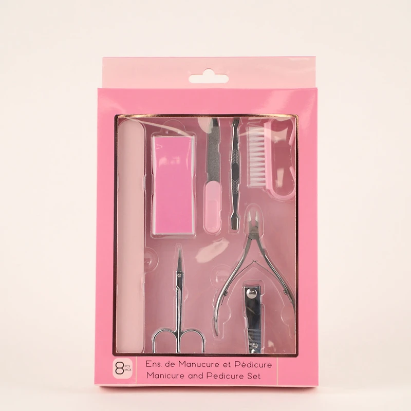 LT Jet Set Glam 8 PC Mani Set