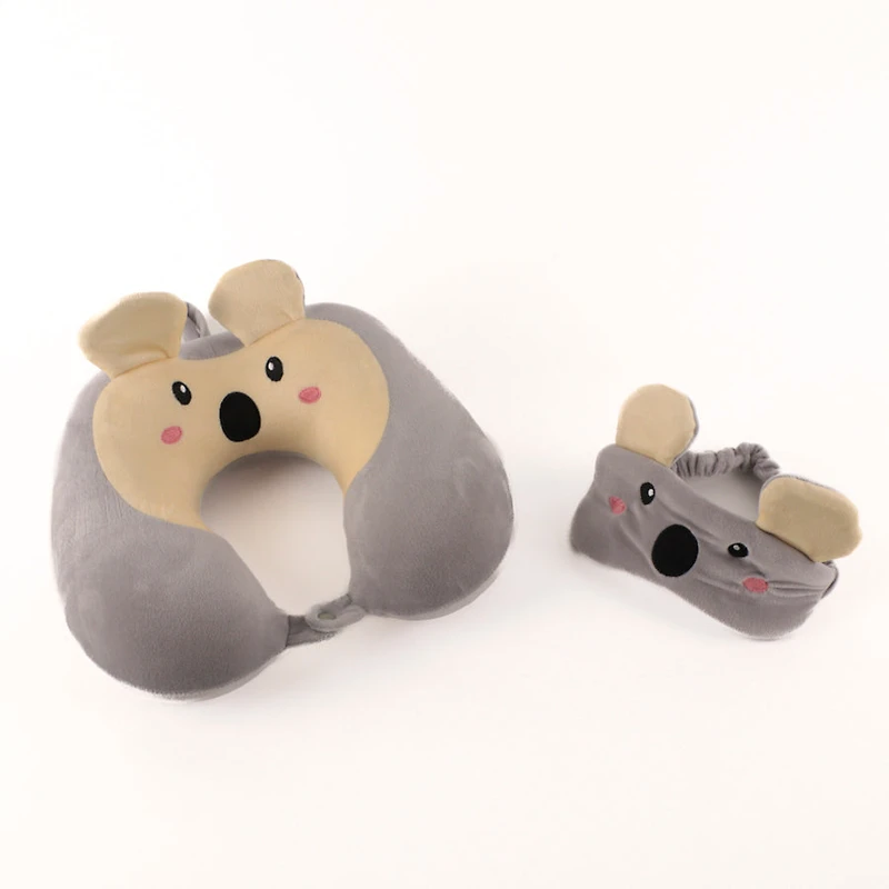 Ensemble Oreiller de Cou et Masque koala Tracker
