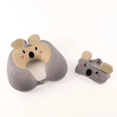 Ensemble Oreiller de Cou et Masque koala Tracker