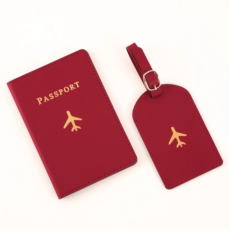 Tracker - Ensemble Protège-passeport et Étiquette à bagage