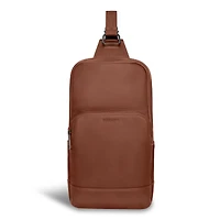 Sac bandoulière en cuir et onyx