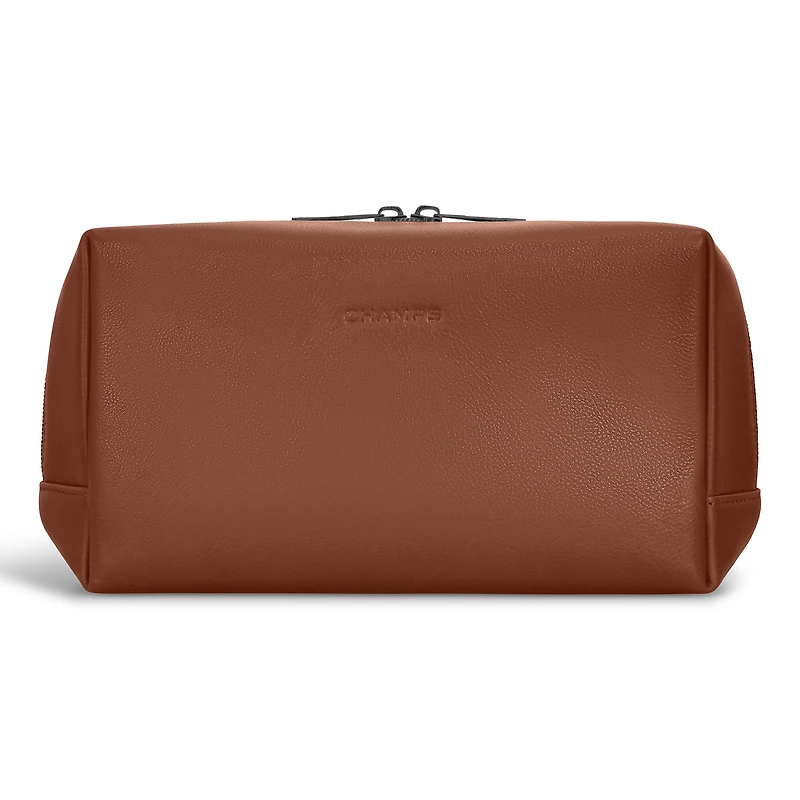 Trousse de toilette en onyx / cuir