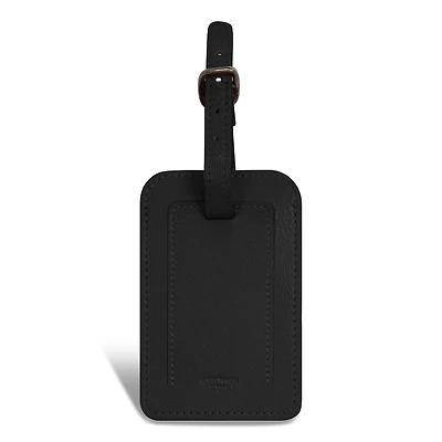 Onyx / Leather Luggage Tags *Drop Ship*