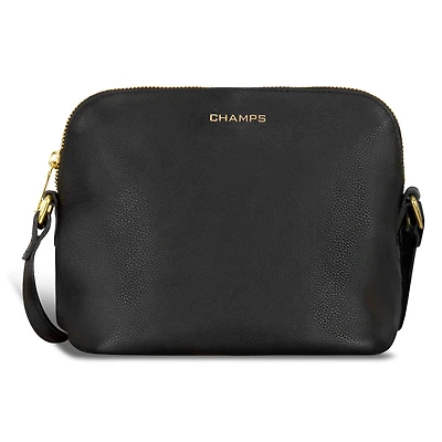 Gala / Leather Top-Zip Shoulder Bag *Drop Ship*