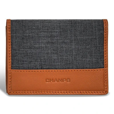 Denim / Leather Cardholder *Drop Ship*