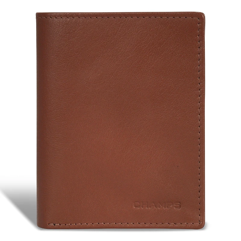 Onyx / Leather Vertical Wallet *Drop Ship*