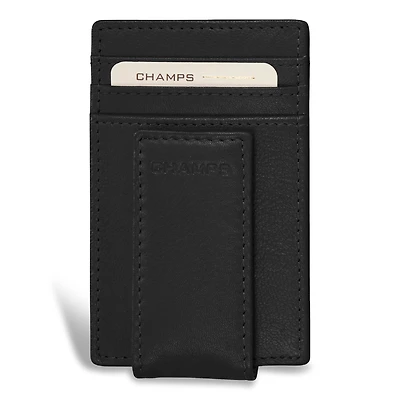 Onyx / Leather Mag Card Case *Drop Ship*