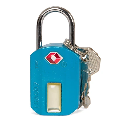 Serrure à clé acceptée par la TSA