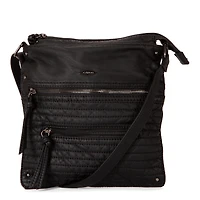 Quilted Multi Zip Crossbody