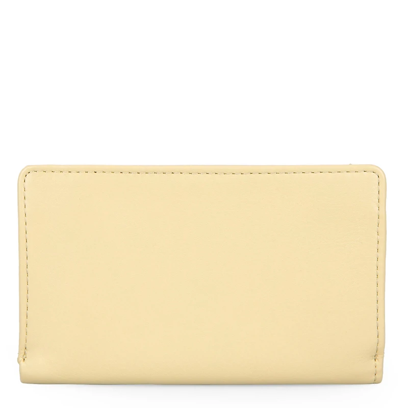 Portefeuille à rabat en cuir RFID Kara