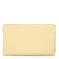 Portefeuille à rabat en cuir RFID Kara
