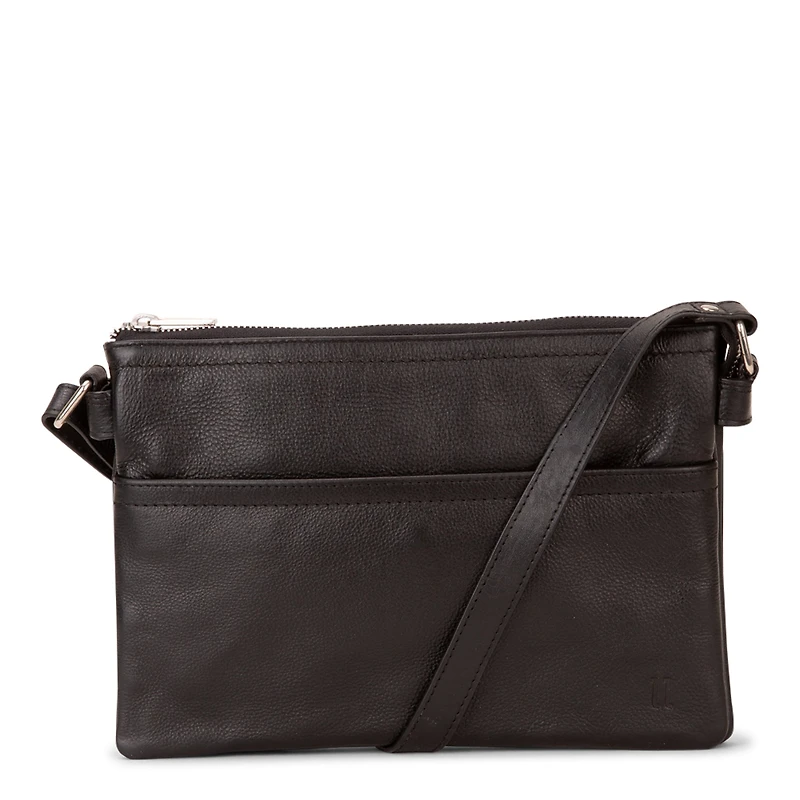 FINAL SALE Small Leather RFID Crossbody