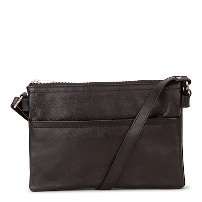 FINAL SALE Small Leather RFID Crossbody