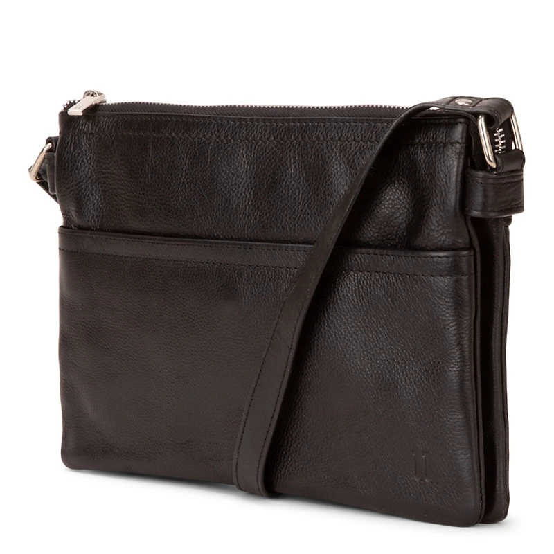 Petit Sac à bandoulière en cuir RFID