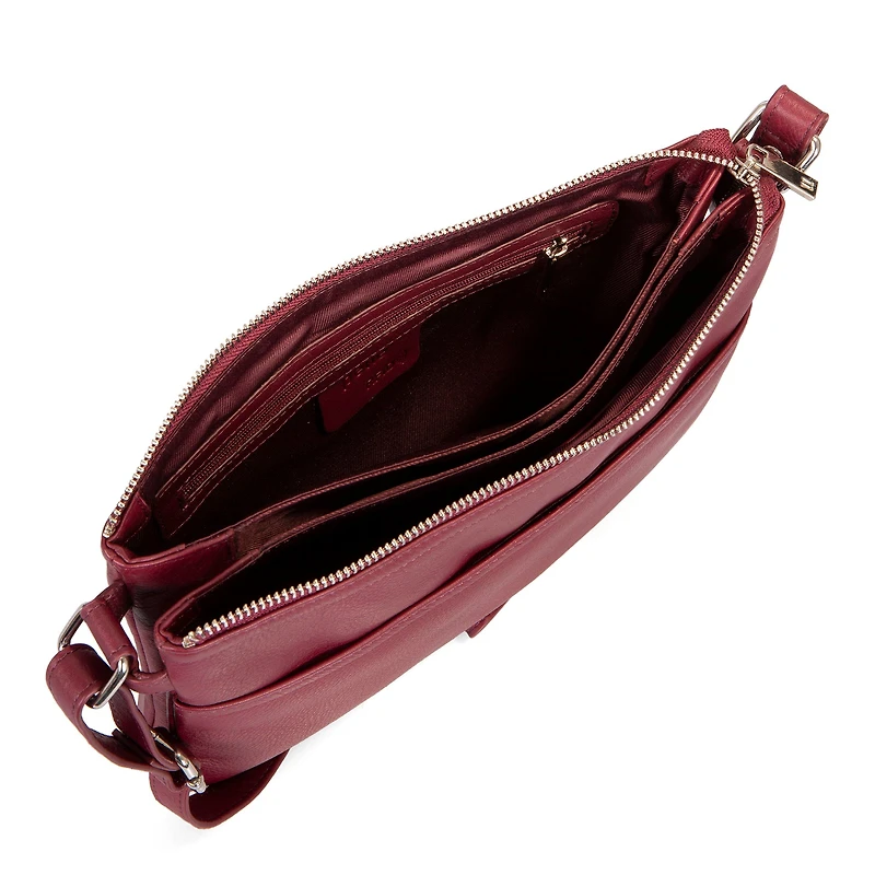 Petit Sac à bandoulière en cuir RFID