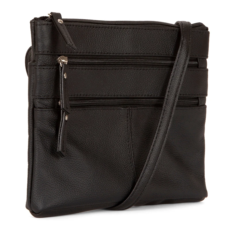 Sac à bandoulière multi-zip RFID Mini Essential