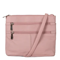 Sac à bandoulière multi-zip RFID Mini Essential