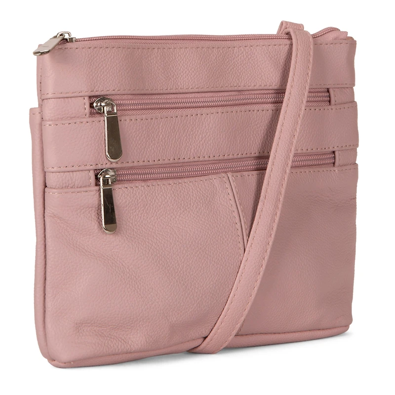 Sac à bandoulière multi-zip RFID Mini Essential