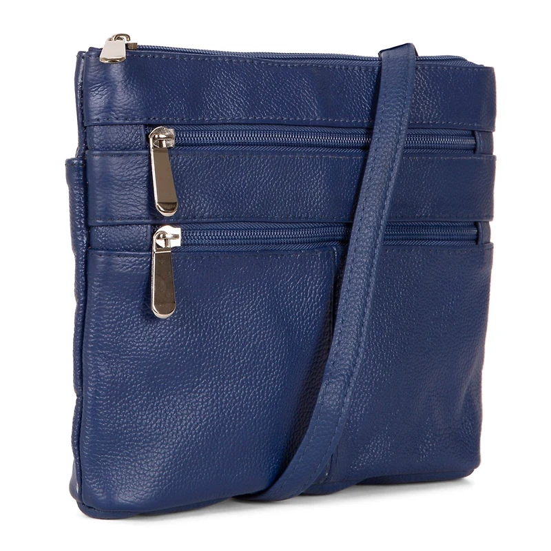 Sac à bandoulière multi-zip RFID Mini Essential