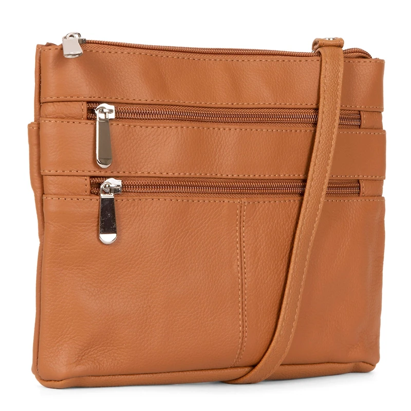 Sac à bandoulière multi-zip RFID Mini Essential