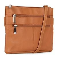 Sac à bandoulière multi-zip RFID Mini Essential