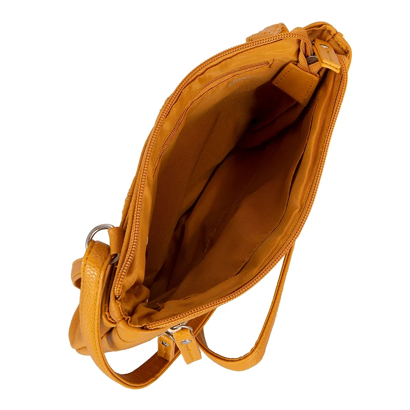 Sac à bandoulière multi-zip RFID Mini Essential