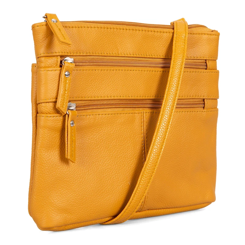 Sac à bandoulière multi-zip RFID Mini Essential
