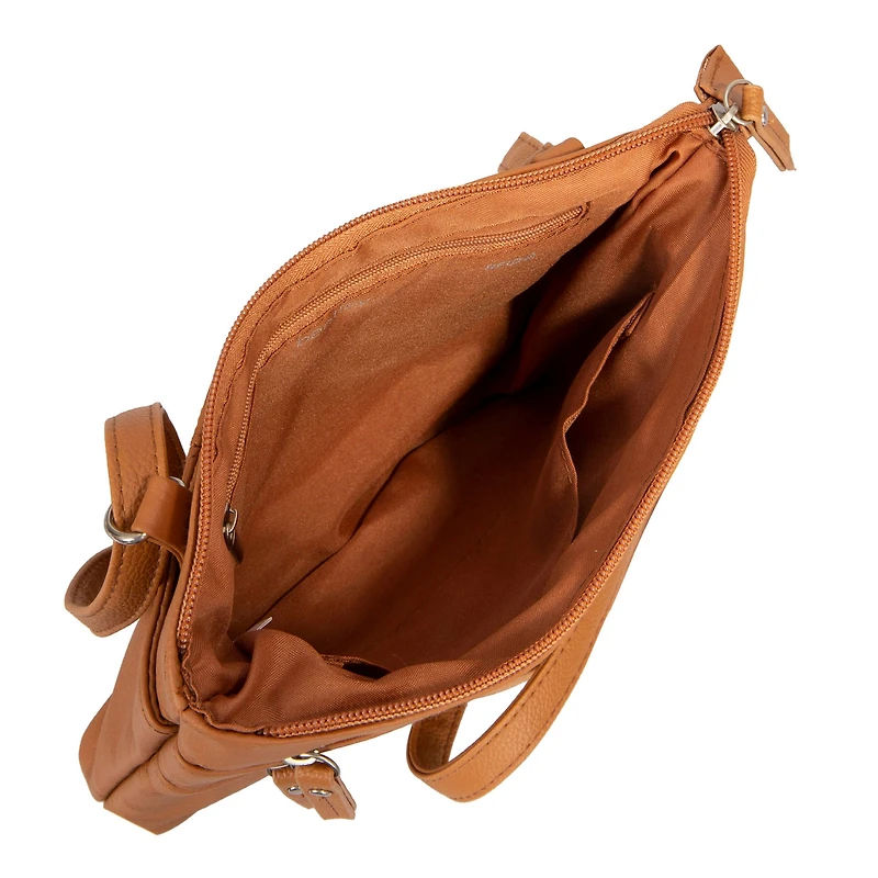 Sac à bandoulière multi-zip RFID Mini Essential