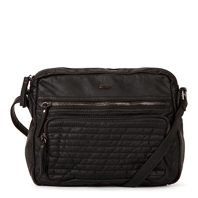 Quilted Crossbody with Front Pouch