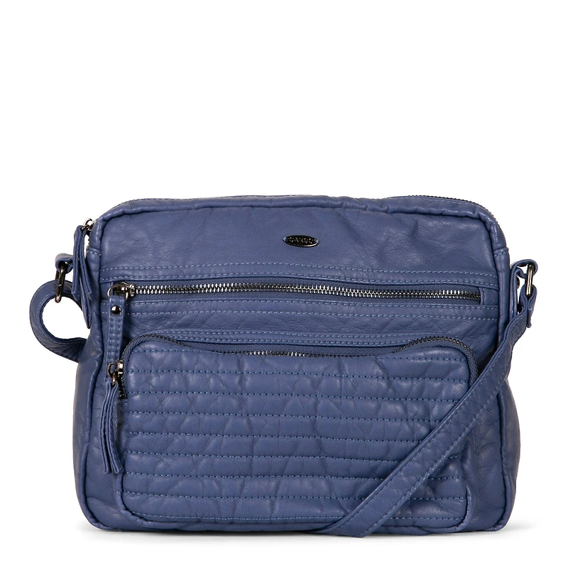 Sacoche matelassée avec pochette avant