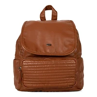Quilted Front Flap Backpack