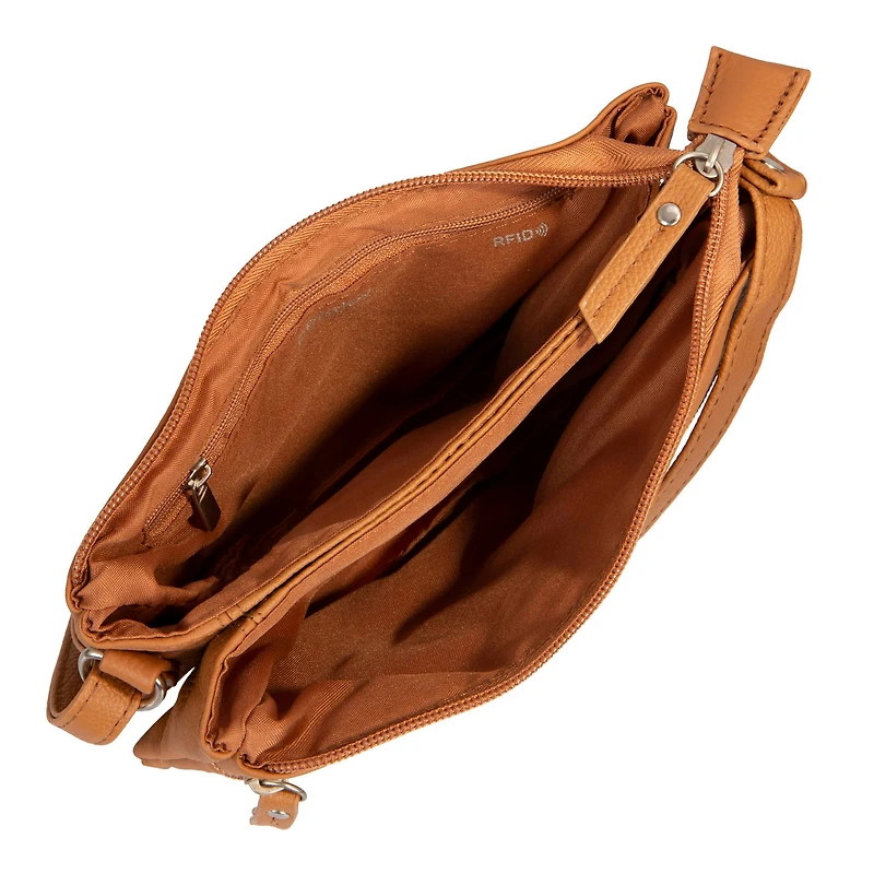 Mini sac à bandoulière Essentials RFID 3 compartiments