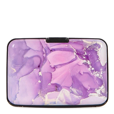 Porte-Cartes Aluminium Nuage Violet