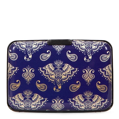 Porte-Cartes Aluminium Elephant Mandala