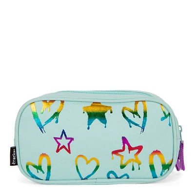 Drippy Foil Hearts Pencil Case