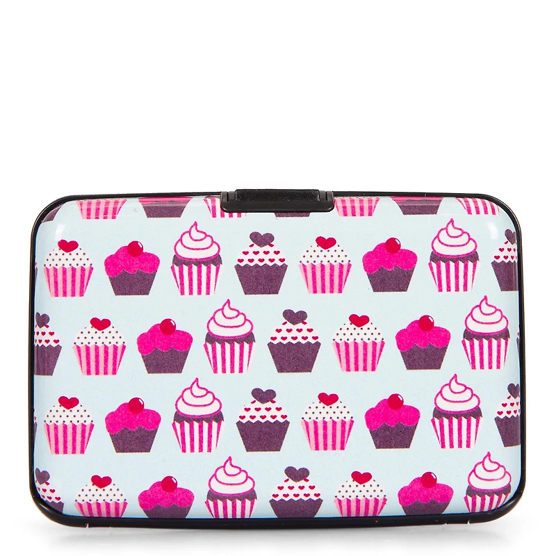 Porte-cartes RFID en aluminium Cupcakes