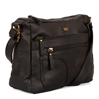 Pebbled E/W Crossbody Bag