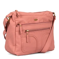 Pebbled E/W Crossbody Bag