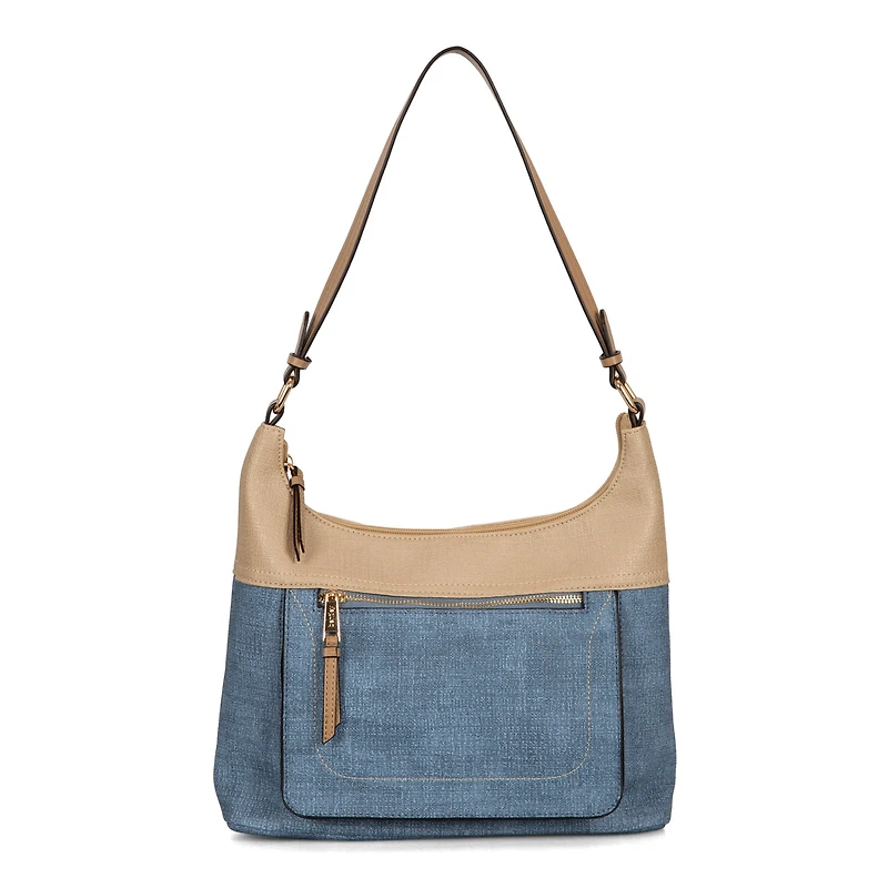 Sac hobo RFID en faux lin