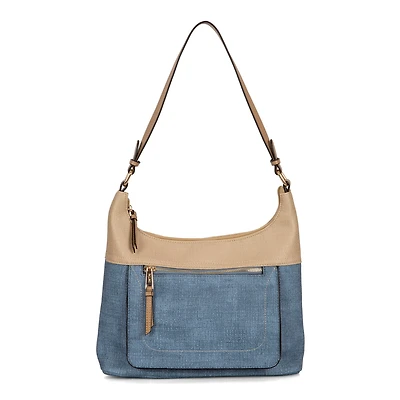 Sac hobo RFID en faux lin