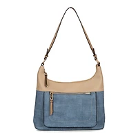 Sac hobo RFID en faux lin