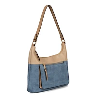 Sac hobo RFID en faux lin
