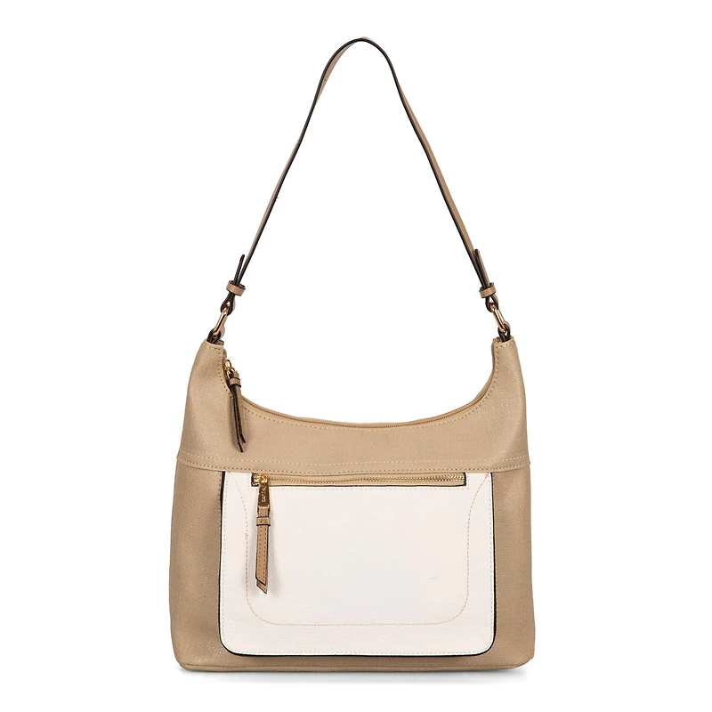 Sac hobo RFID en faux lin