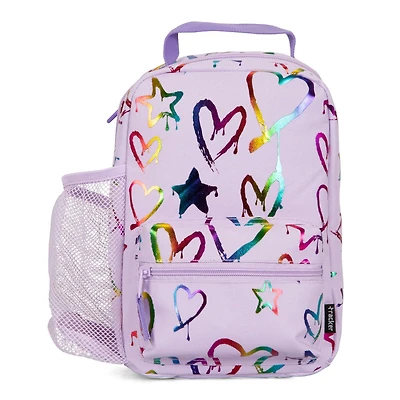 Drippy Foil Hearts Lunch Box