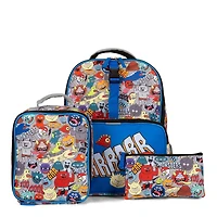 Scary Monsters 3-Piece Backpack Set