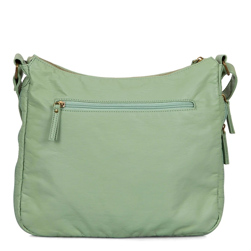 Grand sac à bandoulière extensible tressé