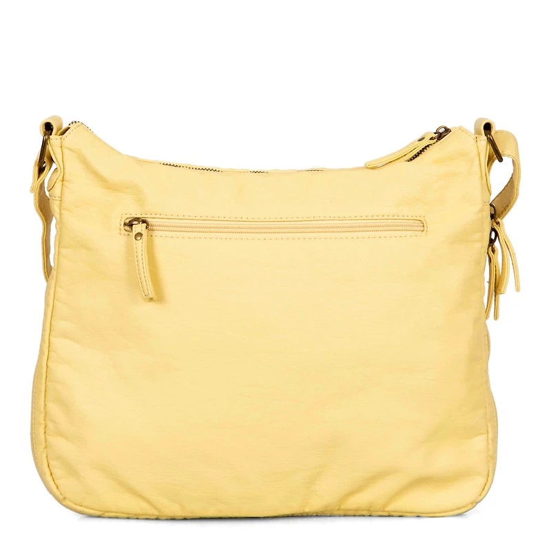 Grand sac à bandoulière extensible tressé